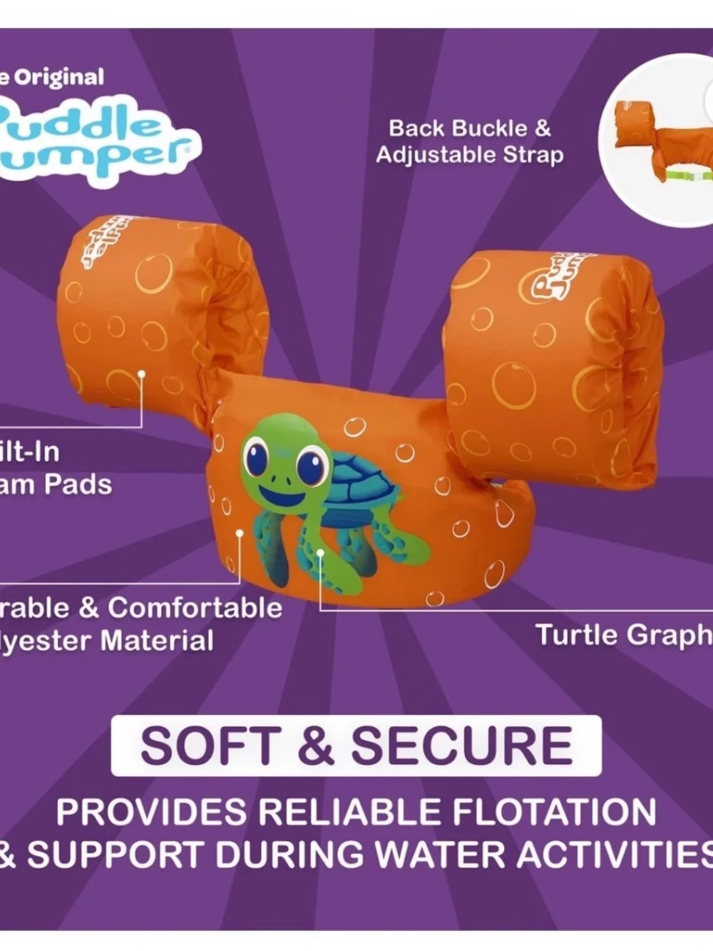 Puddle Jumper bright orange